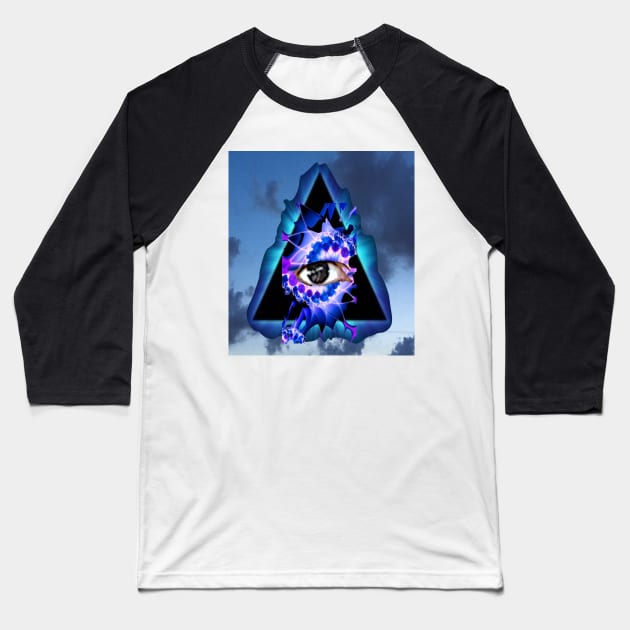 The Universal Mind's Eye Baseball T-Shirt by ZerO POint GiaNt